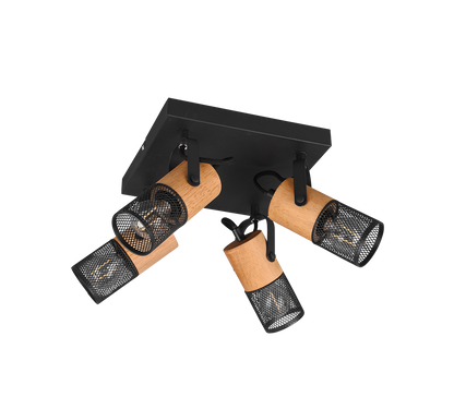 Tosh spotlight 4-pc E14 matt black — 804300432