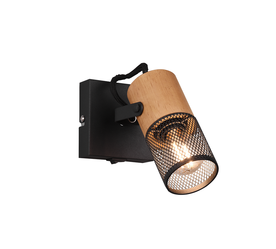 Tosh spotlight 1-pc E14 matt black — 804370132