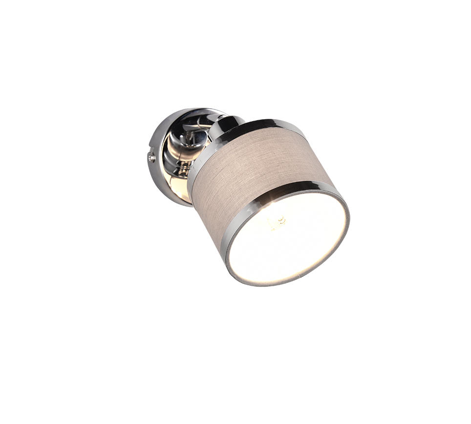 Arosa spot E14 chrome/grey — 812100106