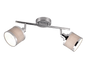 Arosa spot 2-pc E14 chrome/grey — 812100206