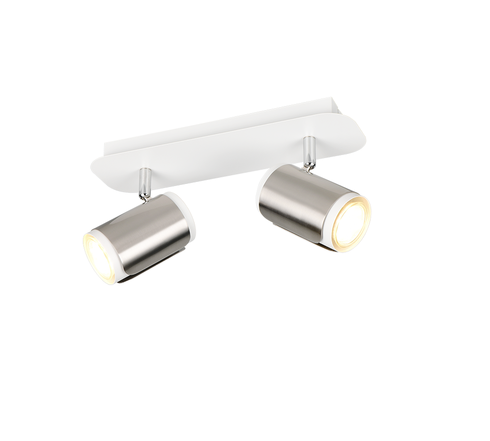 Gillan spotlight 2-pc GU10 brushed steel — 814500207