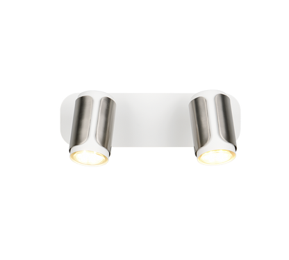 Gillan spotlight 2-pc GU10 brushed steel — 814500207