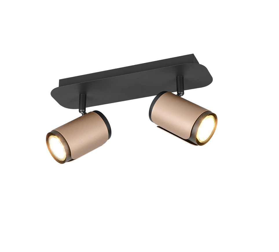 Gillan spotlight 2-pc GU10 coffee brown — 814500265