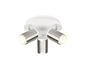 Gillan spotlight 3-pc GU10 brushed steel — 814530307