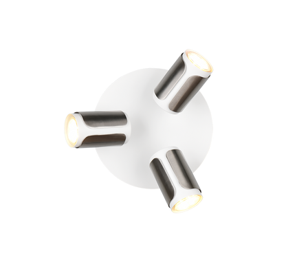 Gillan spotlight 3-pc GU10 brushed steel — 814530307