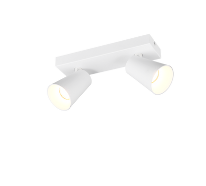 Sharp spot 2-pc GU10 matt white/gold — 817100231