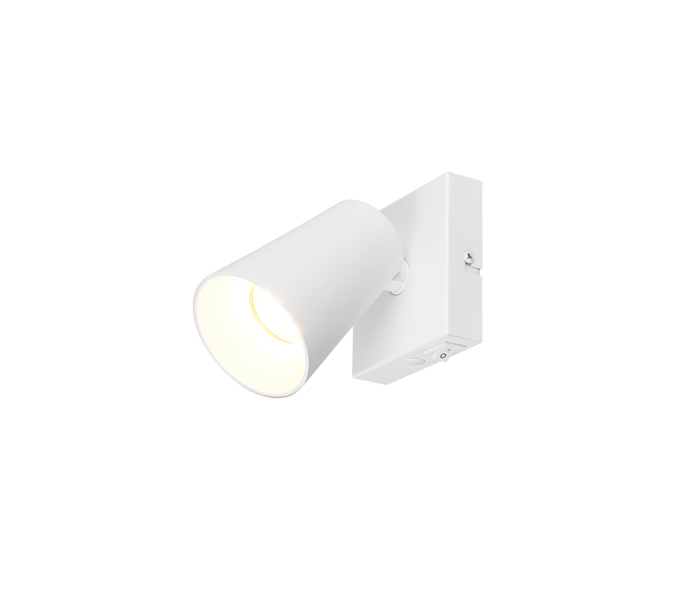 Sharp spot 1-pc GU10 matt white/gold — 817170131