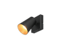 Sharp spot 1-pc GU10 matt black/gold — 817170132