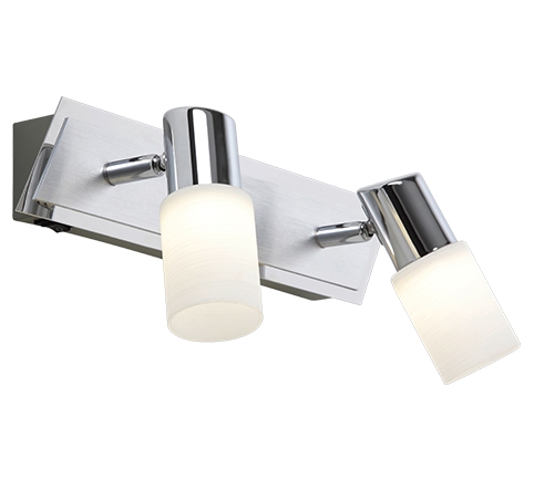 Clapton LED spotlight 2-pc chrome — 821470205