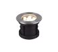 Belaja LED ground spot 16 cm round brushed steel — 821660207
