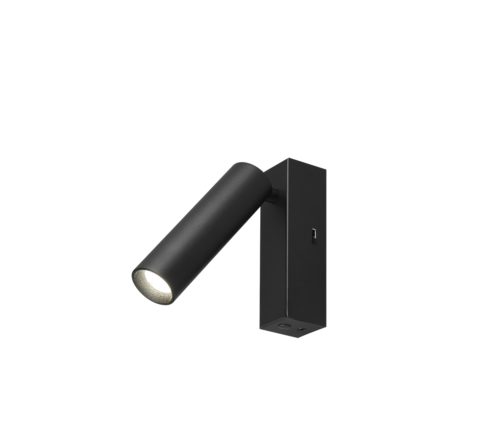 Ambala LED spotlight 1-pc matt black — 849210132