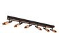 Ikaris LED spot 6-pc matt black/coffee brown — 855310632