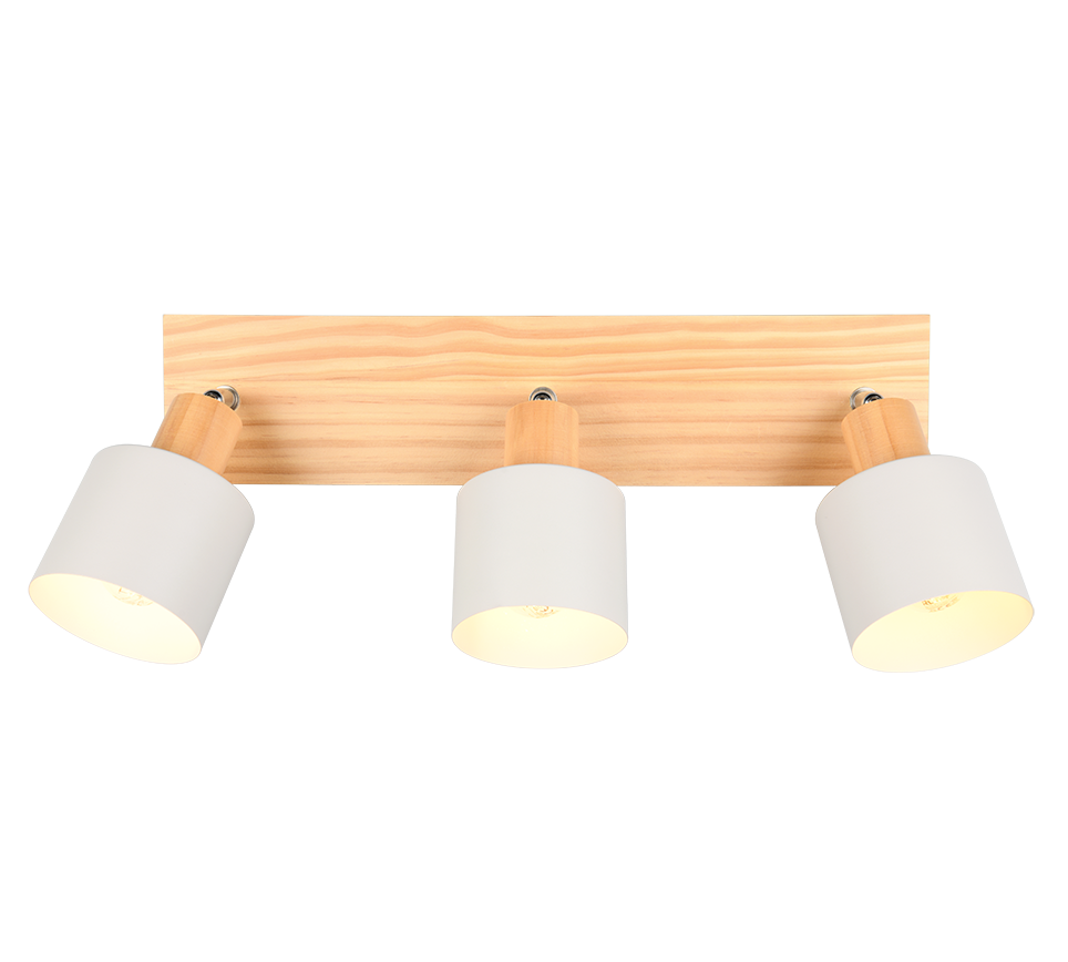 Shanti spot 3-pc E14 warm grey/wood — 862700376