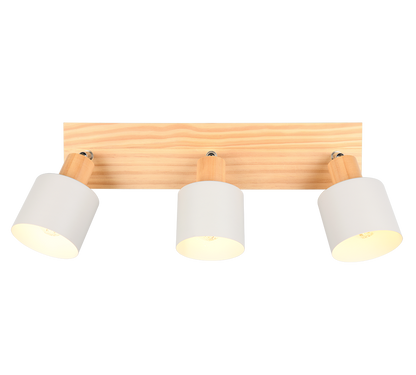 Shanti spot 3-pc E14 warm grey/wood — 862700376