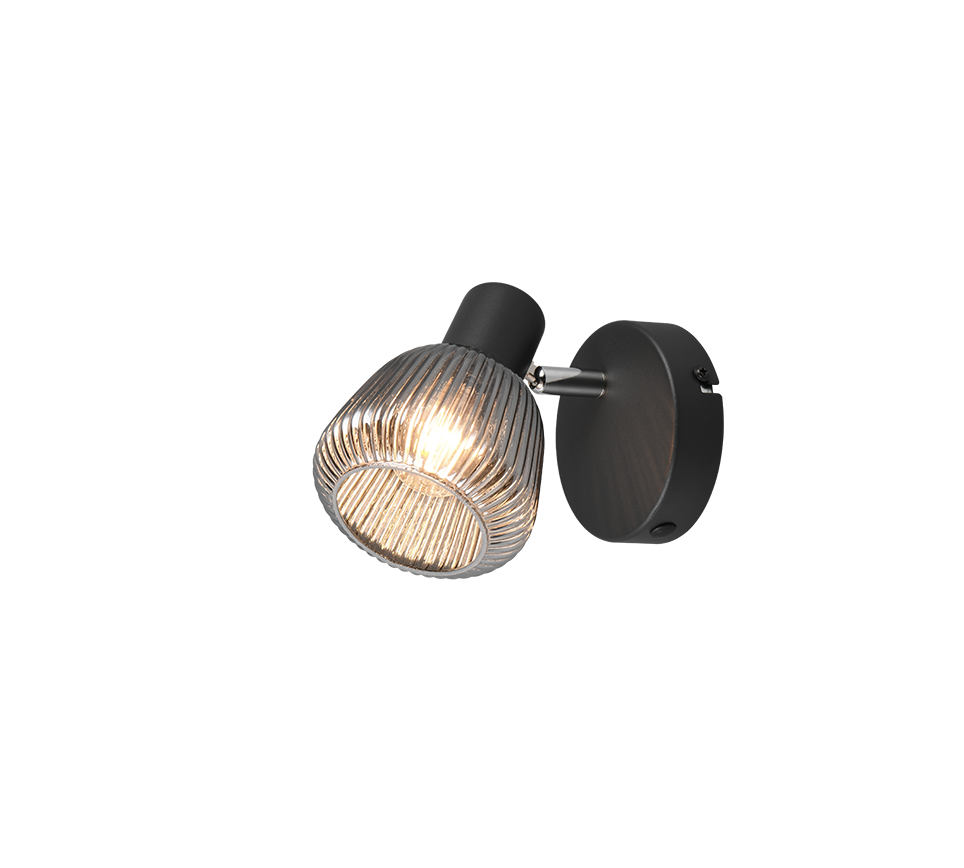 Tarifa spot 1-pc E14 matt black/chrome plated — 862800132