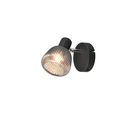 Tarifa spot 1-pc E14 matt black/chrome plated — 862800132