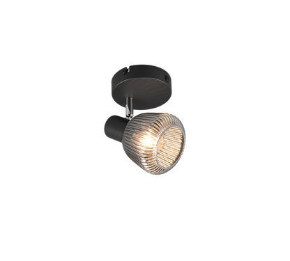 Tarifa spot 1-pc E14 matt black/chrome plated — 862800132