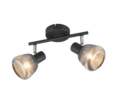 Tarifa spot 2-pc E14 matt black/chrome plated — 862800232
