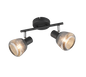 Tarifa spot 2-pc E14 matt black/chrome plated — 862800232