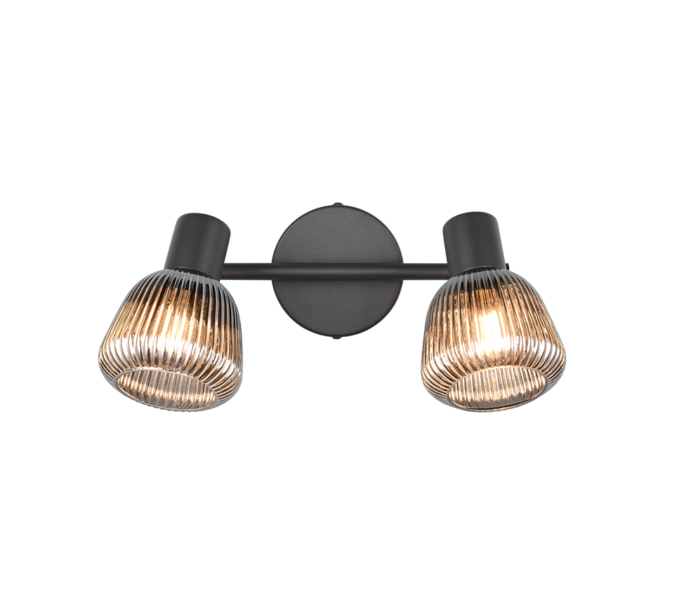 Tarifa spot 2-pc E14 matt black/chrome plated — 862800232