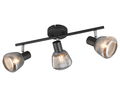 Tarifa spot 3-pc E14 matt black/chrome plated — 862800332