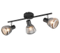 Tarifa spot 3-pc E14 matt black/chrome plated — 862800332