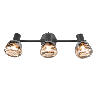 Tarifa spot 3-pc E14 matt black/chrome plated — 862800332