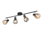 Tarifa spot 4-pc E14 matt black/chrome plated — 862800432