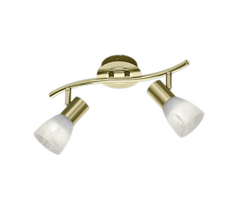 Levisto spotlight 2-pc E14 matt brass — 871010208