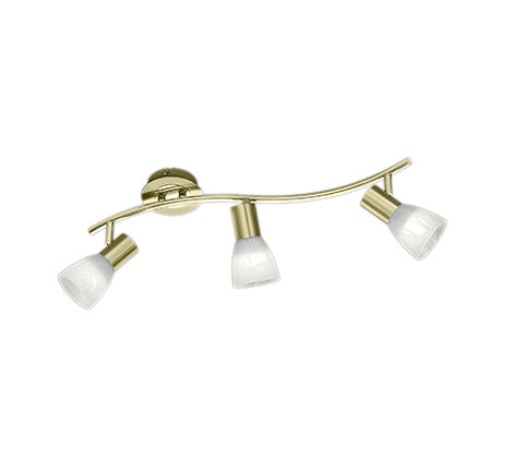 Levisto spotlight 3-pc E14 matt brass — 871010308