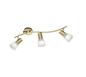 Levisto spotlight 3-pc E14 matt brass — 871010308