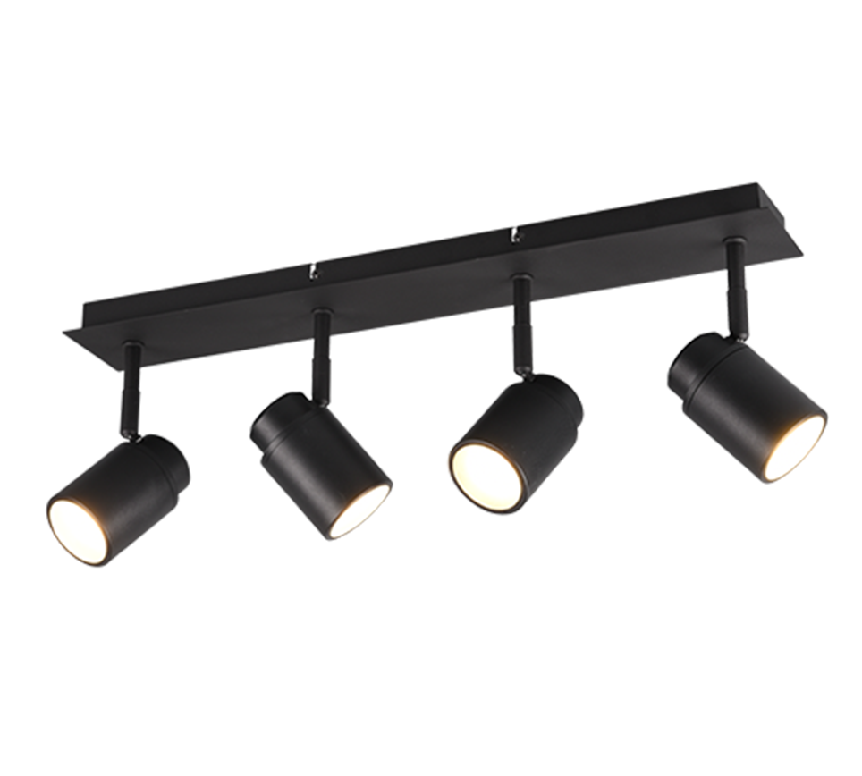 Angelo H2O spotlight 4-pc GU10 matt black — 880400432