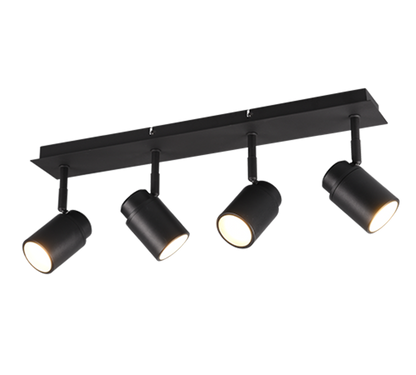 Angelo H2O spotlight 4-pc GU10 matt black — 880400432