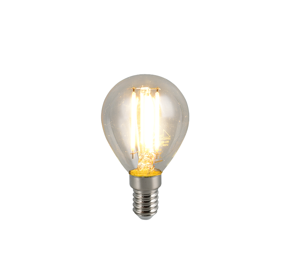Bulb LED E14 filament classic 4W 470lm 3000K — 983-400