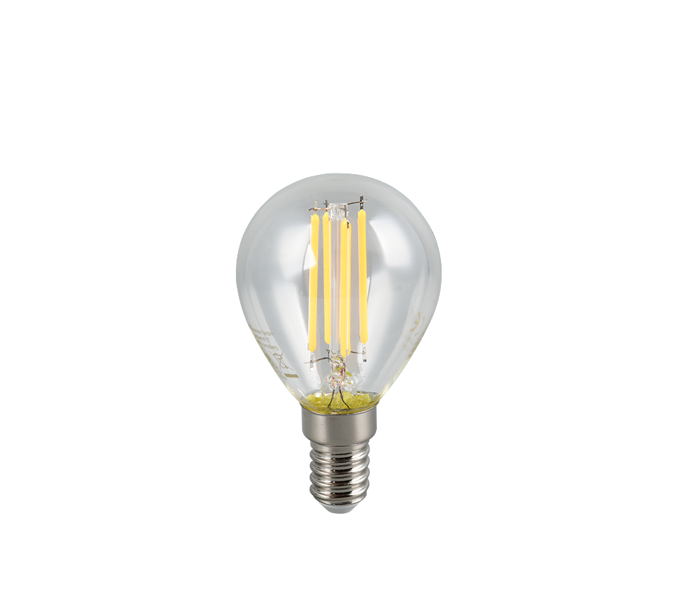 Bulb LED E14 filament classic 4W 470lm 3000K — 983-400