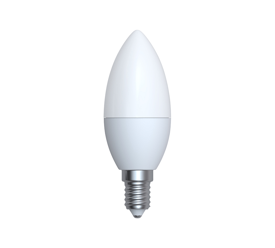 Bulb LED E14 candle 4,9W 470lm 3000K — 989-60
