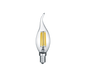 Bulb LED E14 filament candle with a tip 4W 470lm 2700K switch dimmer — 990-4470