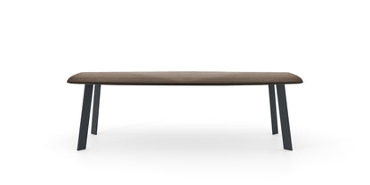 Devina Nais Dining Table Manhattan barrel - Pass — manufacturer image, example finish and configuration