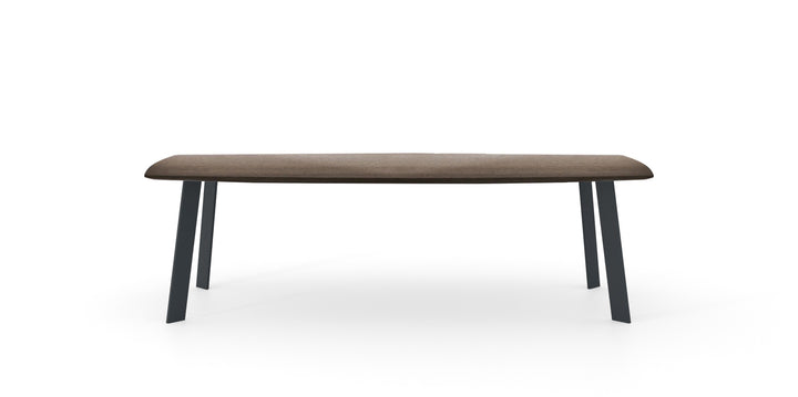 Devina Nais Dining Table Manhattan barrel - Pass — manufacturer image, example finish and configuration