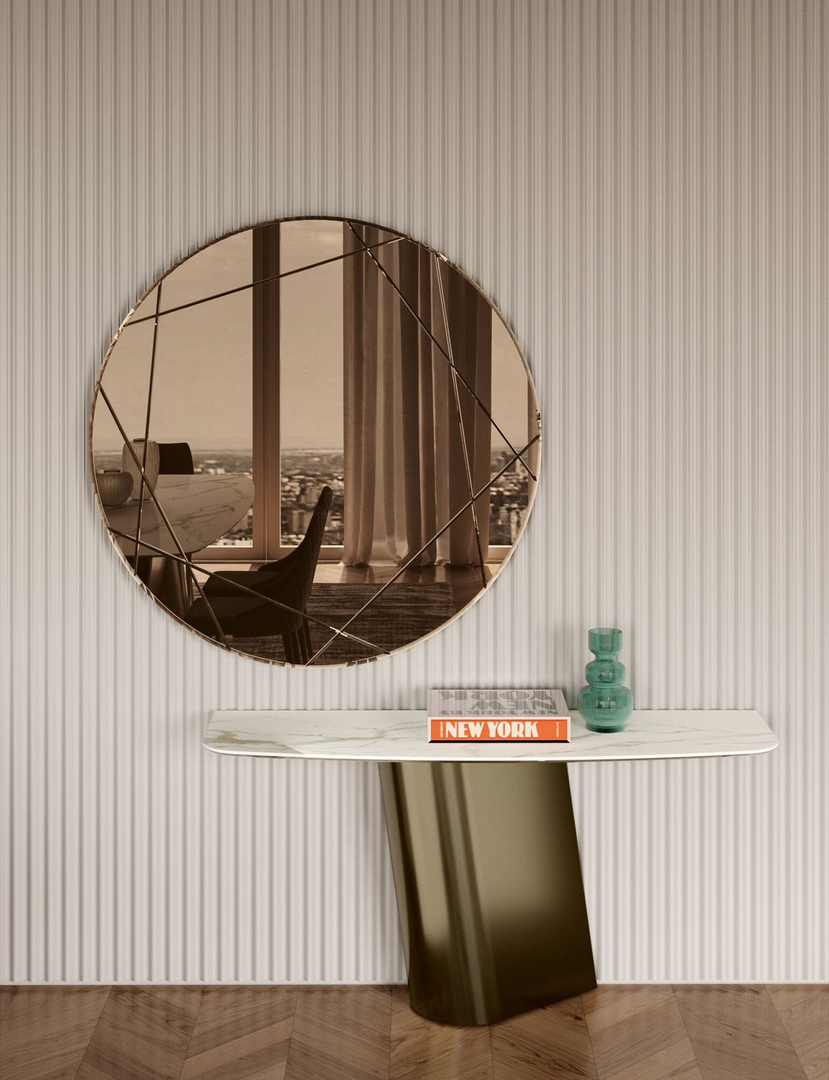 Bontempi Coco Mirror - manufacturer photograph (COCO_09-37_C301 KIMONO CONSOLLE_07-17_M328_CM012_01)