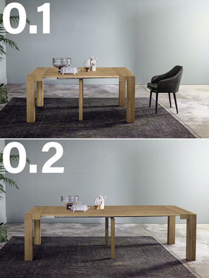 Devina Nais Extending Console Table Brooklyn — official manufacturer view 25; example configuration
