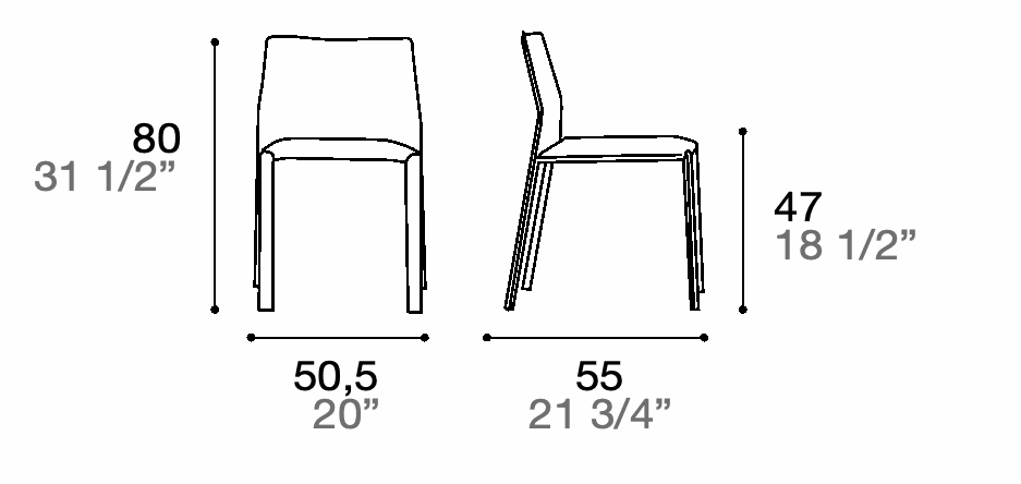 Manufacturer dimensioned diagram of Alf DaFrè CORIB2. This is not a finish photograph.