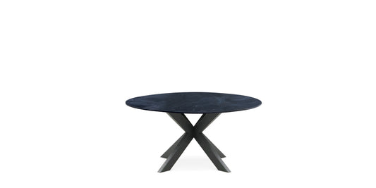 Devina Nais Dining Table Manhattan ring My-Glass - Cube — manufacturer image, example finish and configuration