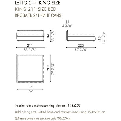 Desiree Bed BLO 84 - dimensions, item code 009060