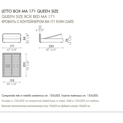 Desiree Bed BLO 84 - dimensions, item code 009062