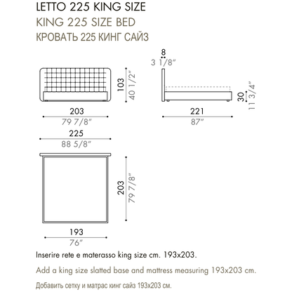 Desiree Bed DEDALO - dimensions, item code 009060