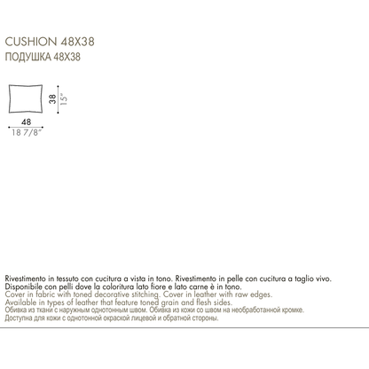 Desiree Cushion EASY - dimensions, item code 007232