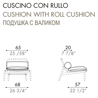 Desiree Cushion EBEN - dimensions, item code 007270