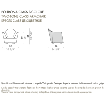 Desiree Armchair ELDORA - dimensions, item code 001016