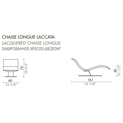 Desiree Chaise Longue ELI FLY - dimensions, item code 006510